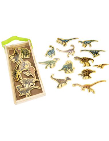 Figuras magnéticas de Madera
