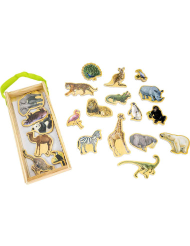 Figuras magnéticas de Madera