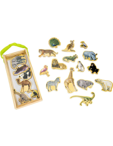 Figuras magnéticas de Madera