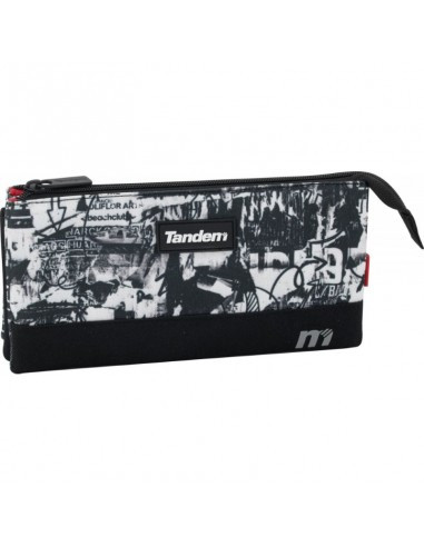 Estuche Escolar Triple Compartimento New Plus Graffo Tandem