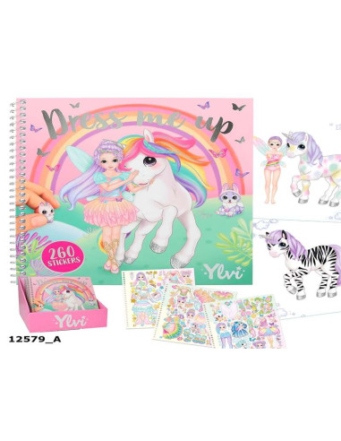 Cuaderno Con Calcomanías Ylvi Dress Me Up