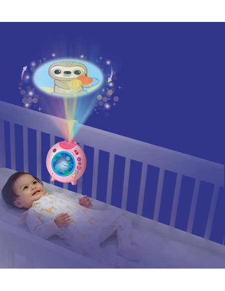 VTech Duerme Conmigo, Proyector Portátil Para Cuna Rosa