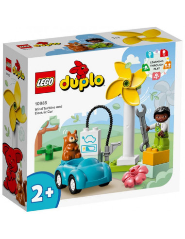 LEGO Duplo Aerogenerador y Coche Eléctrico - 10985