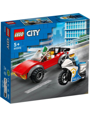 LEGO City Police 60392 Moto de Policía y Coche a la Fuga