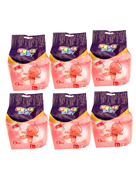 Conjunto 6 pañales