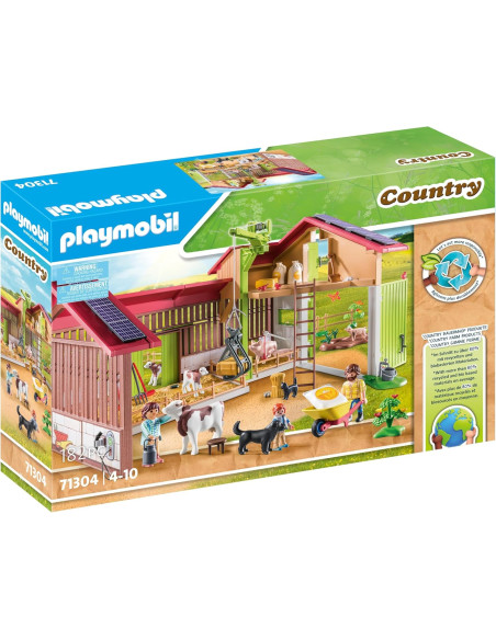 Playmobil Granja con Animales y Energía Sostenible