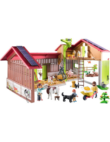 Playmobil Granja con Animales y Energía Sostenible