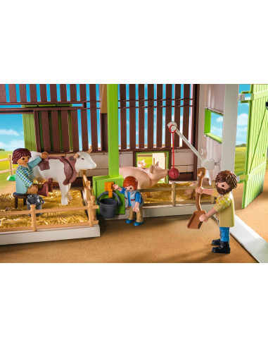Playmobil Granja con Animales y Energía Sostenible