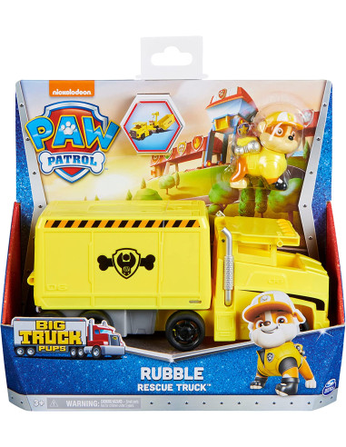 Paw Patrol Camión Transforma De Rubble