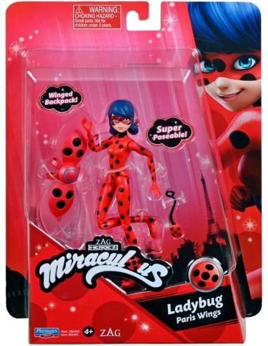 Ladybug: Figuras de Acción de Muñeca articulada Miraculous Ladybug