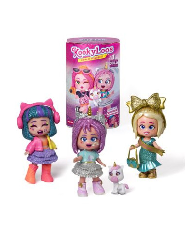 KookyLoos Glitter Glam Surprise Doll