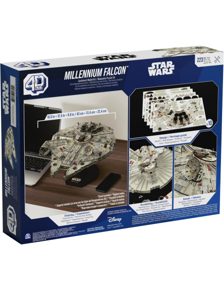 PUZZLES 4D - MAQUETA HALCÓN MILENARIO - Puzzle Star Wars 3D