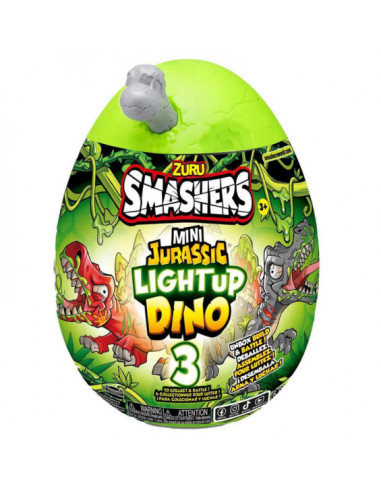 Zuru Smashers Mini Jurassic Light Up Dino Varios Modelos