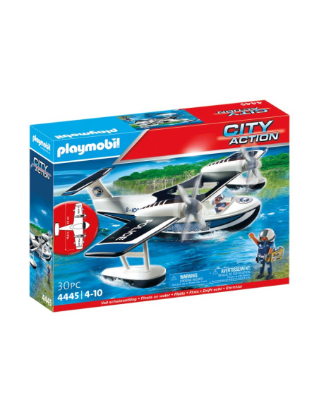 Hidroavión de Policía City Action de Playmobil - La Aventura Perfecta para Pequeños Pilotos