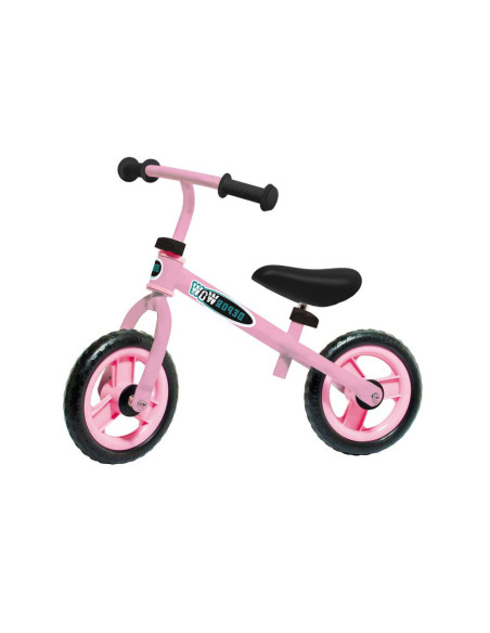 BICI ROSA SIN PEDALES ROSA SIN CASCO