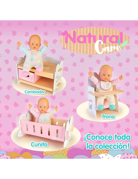 Nenuco - Muñeco con Cambiador de cartón fácil de Montar