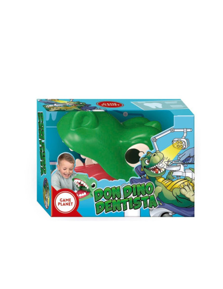 Juego de mesa Don Dino Dentista - Diviértete cuidando los dientes de los dinosaurios