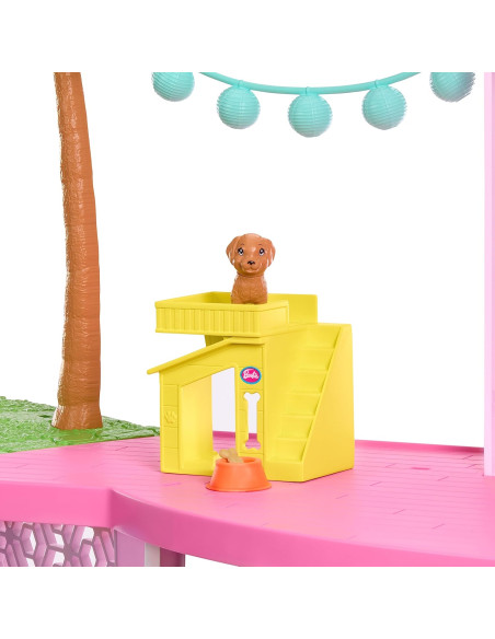Barbie Dreamhouse 2023 Casa para muñecas de Juguete de 3 Plantas con +75 Muebles y Accesorios