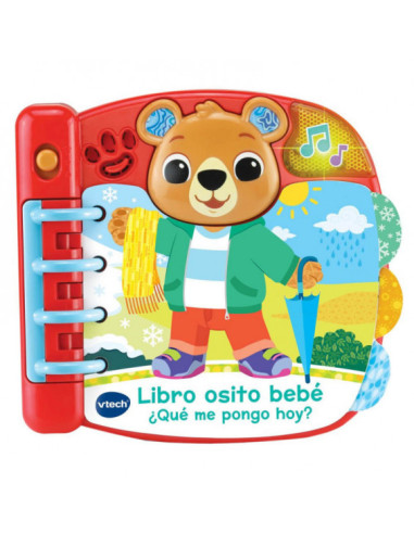 Vtech Baby Libro Osito Bebé Qué me Pongo Hoy