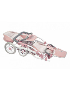 COCHE GEMELAR UNIVERSE 45x70x73 CM CON BOLSO 2