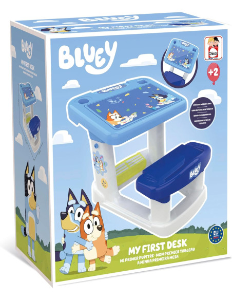 Pupitre Bluey | Escritorio Infantil | Mueble Infantil Ergonómico con Personajes de Bluey