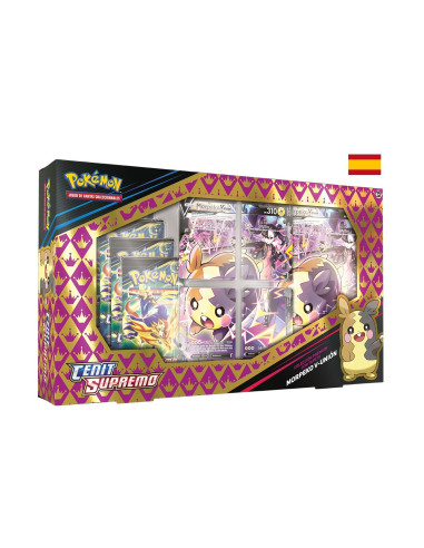 Pokemon 12.5 Morpeko V-Union Playmat Box Cenit Supremo Castellano