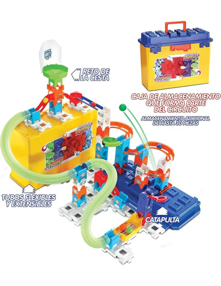 MARBLE RUSH STORAGE BOX CIRCUITO CANICAS.