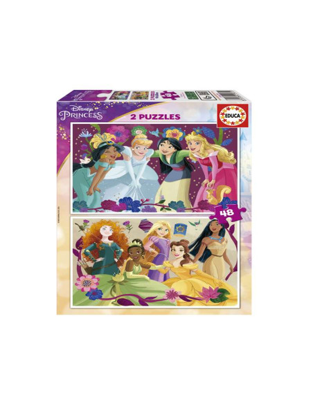 Educa Puzzle 2 x 48 Piezas Disney Princess