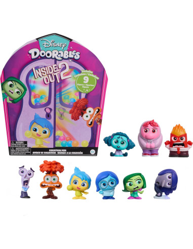 Inside Out 2 Set de 9 Figuras Disney Doorables–...