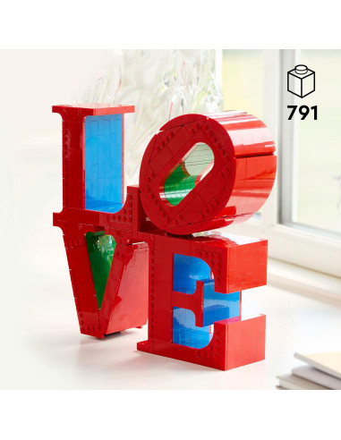 LEGO Art Love Maqueta 3D