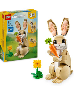 LEGO Creator 3 en 1 Lindo Conejito, Conejo de Juguete...