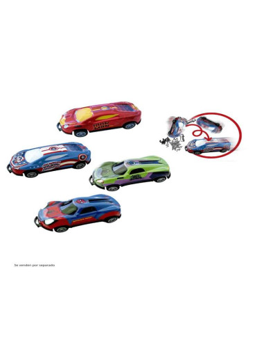 Vehiculos Flip Car Marvel Surtidos