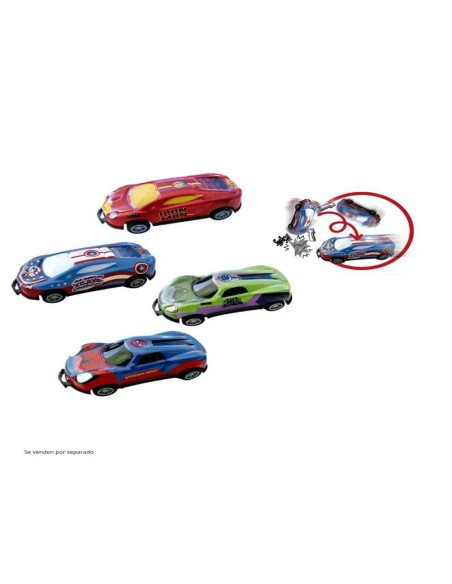 Vehiculos Flip Car Marvel Surtidos