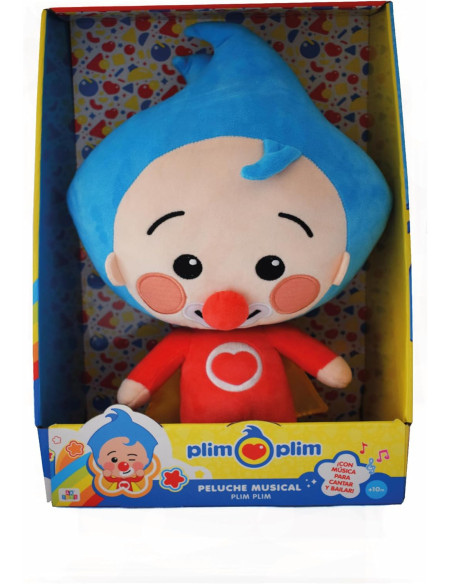 El Payaso Plim Plim - Peluche Musical DX Plim Plim 30cm