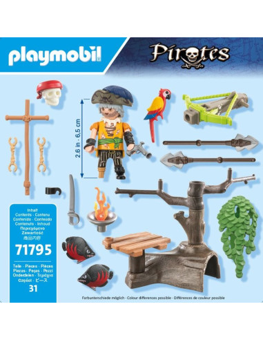 Playmobil Pirata Con Ballesta