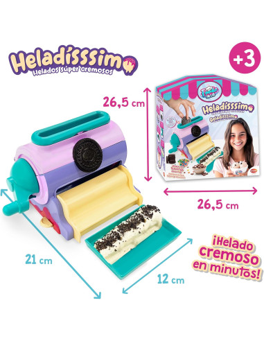 Heladisssimo, máquina para hacer helados