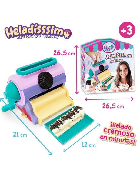 Heladisssimo, máquina para hacer helados