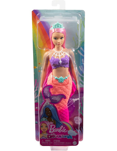 Barbie Sirena Muñeca Con Pelo Naranja