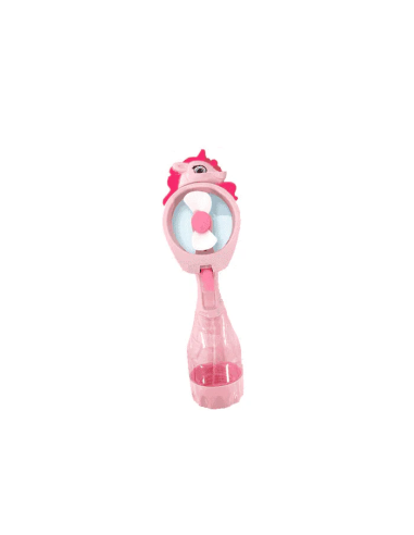 Magical animals spray water fan
