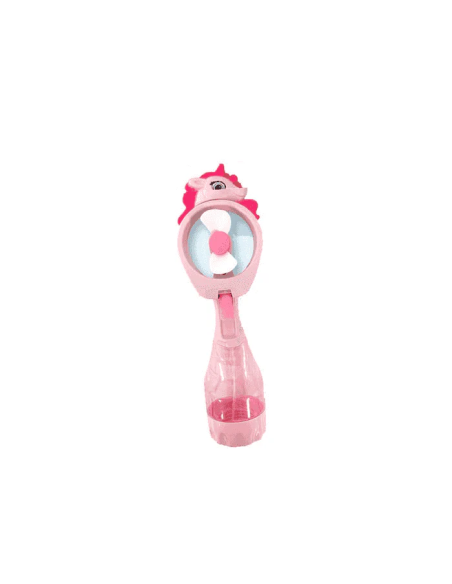 Magical animals spray water fan