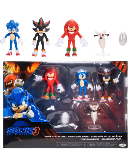 Set 5 Figuras Sonic 3