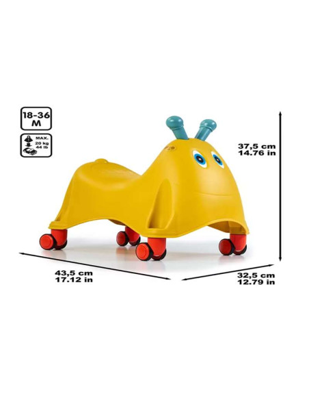 Correpasillos Runy Amarillo – Oruguita simpática de Feber
