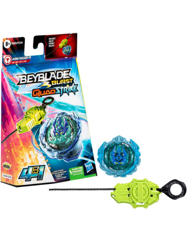 Hasbro Beyblade - Beyblade Burst QuadStrike - Kit Inicial con Top Hydra Poseidon P8