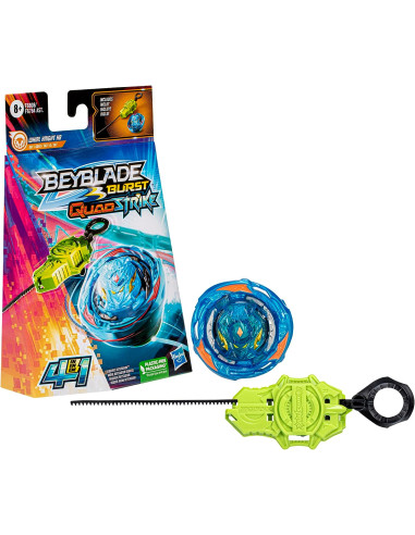 Hasbro Beyblade - Beyblade Burst QuadStrike - Kit Inicial con Top Whirl Knight K8