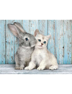Puzzle Collection Cat & Bunny - Puzzle De 500 Piezas para... 2