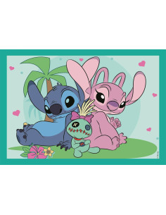 Puzzle Infantil 4In1 Stitch Walt Disney 2