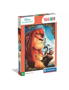 Puzzle 104 Super Kolor The Lion King Clementoni