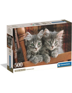 Puzzle Adulto 500 Piezas Colección Gatitos Caja Compacta