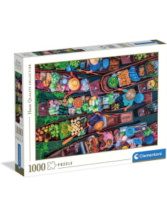 Puzzle 1000 piezas Hqc Mercado Flotante Thai
