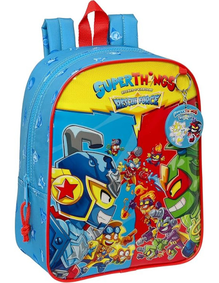 Mochila Guarderia Adapt.carro Superthings "rescue Force"